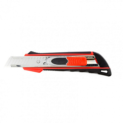 Нож Matrix 78936 с выдвижным лезвием Quick Blade 18 мм, металлическая направляющая, двойн. фиксатор