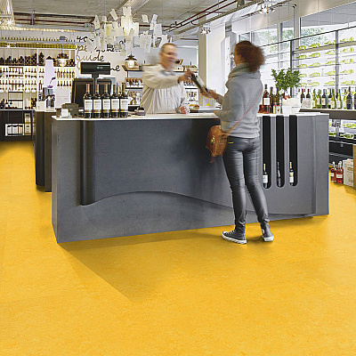Marmoleum Marbled Fresco 3251 Lemon Zest - 2.0