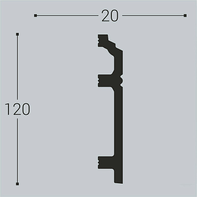 XPS П 12 120х20/ Белый