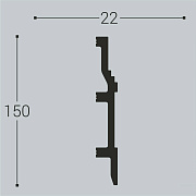 XPS П 8 150х22/ Белый