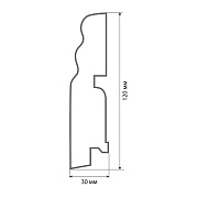 Finitura dekor RR Фигурный 120х30х2400/ 022