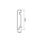 Finitura dekor R13 70х15х2400/ 010