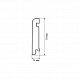 Finitura dekor R13 70х15х2400/ 010