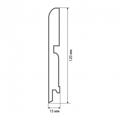 Finitura dekor R13 120х15х2400/ 014