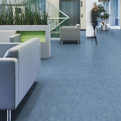 Marmoleum Marbled Real 3055 Fresco Blue - 2.5