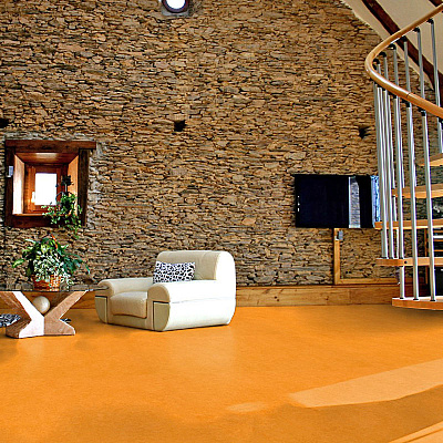 Marmoleum Marbled Fresco 3262 Marigold - 2.5