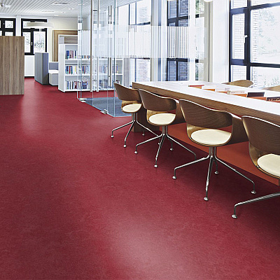 Marmoleum Marbled Fresco 3273 Ruby - 2.5