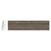 Плинтус Corkstyle Print Oak Brushed