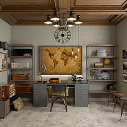Stone Floor HP SPC  234-1 Травертин Бежевый