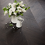 Coswick Французская елка 3-х слойная T&G шип-паз (60°) 1183-4507 Угольный (Порода: Дуб)