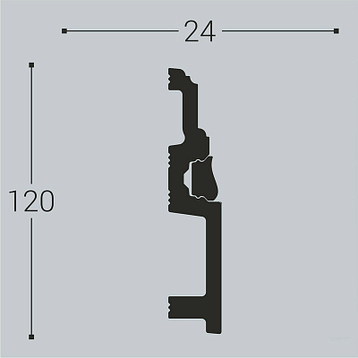 XPS П 6 120х24/ Белый