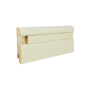 Плинтус CROWNWOOD МДФ R9-VR3N RAL + вставка гладкая 8х18 RAL