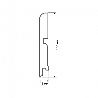 Finitura dekor R13 100х15х2400/ 016