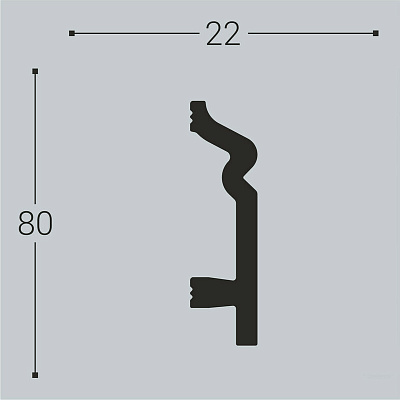 XPS П 2 80х22/ Белый