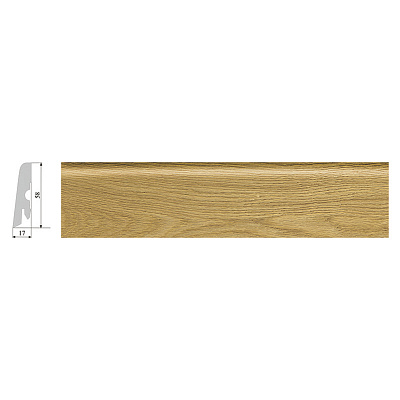 Плинтус Corkstyle Print Oak Deluxe