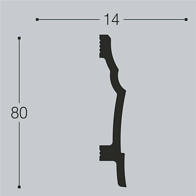 XPS П 20 80х14/ Белый