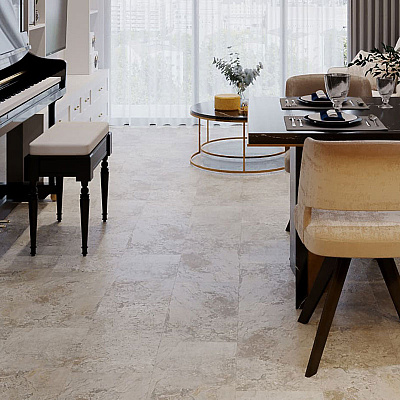 Stone Floor HP SPC  234-1 Травертин Бежевый