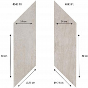 Forbo Effekta Professional PRL ромб 4043 White Fine Oak PRO