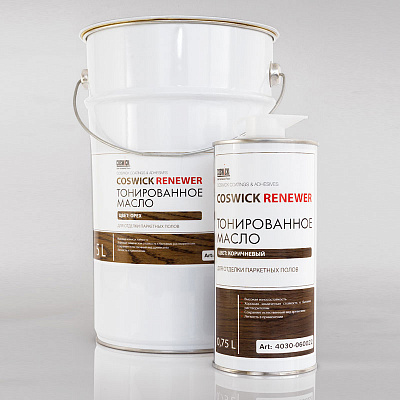 Тонированное масло для паркетных полов Coswick 4050-060023 Серый