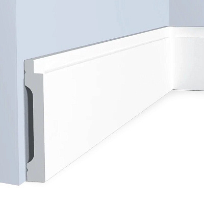 Плинтус HI WOOD B90V2/ 90 х 14 х 2000