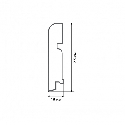 Finitura dekor R13 83х19х2400/ 016