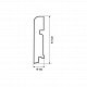 Finitura dekor R13 83х19х2400/ 016