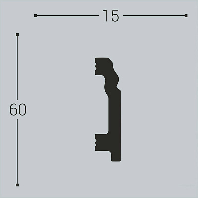 XPS П 1 60х15/ Белый
