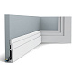 Плинтус ORAC Duropolymer 2000x120x16/ SX180F гибкий