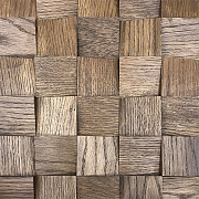 Стеновые панели CROWNWOOD WP3D70130 Спил, Дуб шлиф