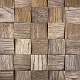 Стеновые панели CROWNWOOD WP3D70130 Спил, Дуб шлиф
