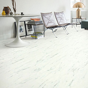 Quick Step LIVYN Ambient Glue Plus AMGP 40136 Мрамор каррарский белый