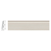Плинтус Corkstyle Print Oak Polar White